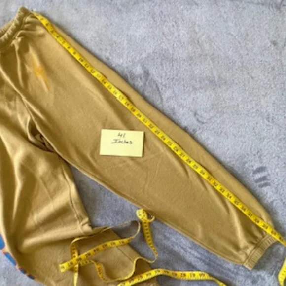 Aviator Nation Women’s Jogger Sweatpants Bottlerock 2023 Tan Large - Picture 6 of 10